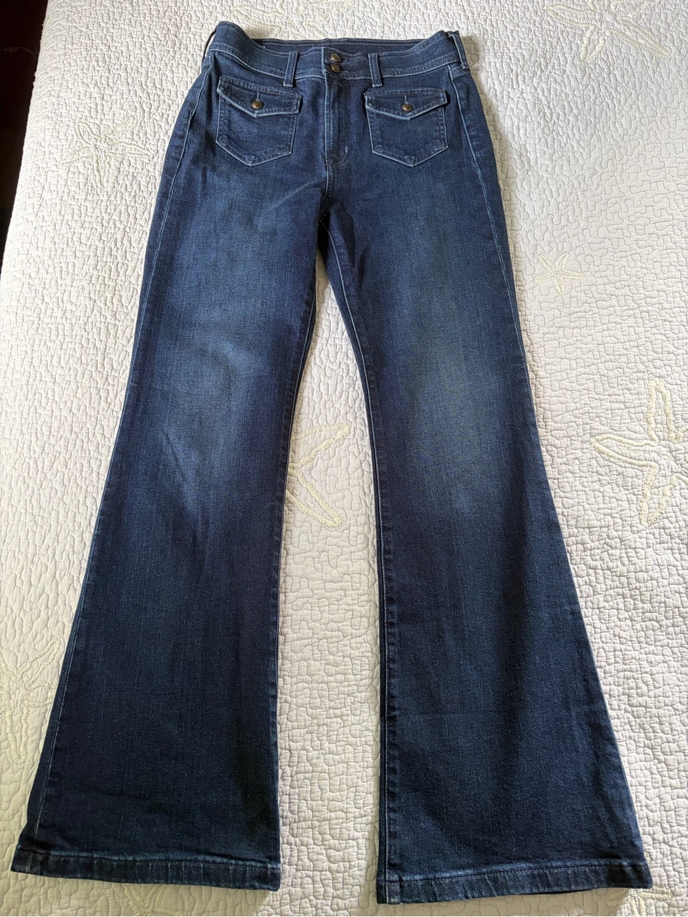 Gap Front Pocket Flare Jeans